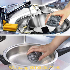China hot sale factory price 0.13mm stainless steel 410 scrubber kitchen scourer