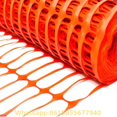 Orange Construction Fencing Netting Plastic Barrier Safety Barrier Fence