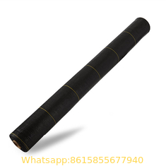 100% PP woven PP PE black weed mat anti-grass cloth ground cover for garden