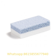 double side White-blue pumice stone manicure