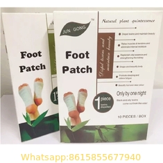 China detox foot patch in box packing
