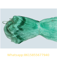 PE Polyethylene Braided Commercial Knotted or Knotless Green Fishing Net