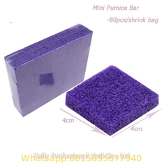 Purple Coarse Mini Disposable Pumice Pads Professional Pumice Sponge Healthy Skin Callus Pumice bar