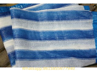 Blue & White Stripe Shade Sails  Outdoor Shading Net is a UV stabilized High-density polyethylene (HDPE)