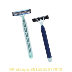 Triple blade disposable razor