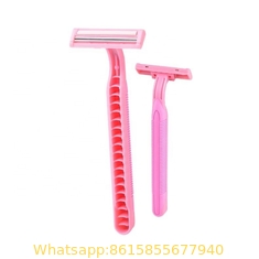Twin Blade With Display Card Package Razor Blade Disposable
