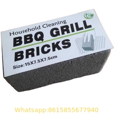 BBQ Grill Brick Pumice Stone Scrubber Sourcing Block Barbecue Brush for Tool Remove Stubborn Stains Rust