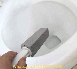 Pumice Toilet Bowl Cleaning Stone with Handle (1-Pack) – Removes Stains, Limescale, Hard Water Rings, Calcium Buildup, I