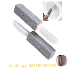 Pumice Toilet Bowl Cleaning Stone with Handle (1-Pack) – Removes Stains, Limescale, Hard Water Rings, Calcium Buildup, I