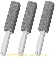 Pumice Cleaning Stone with Handle Pumice Stone for Toilet Bowl Household Cleaning 2 Pack