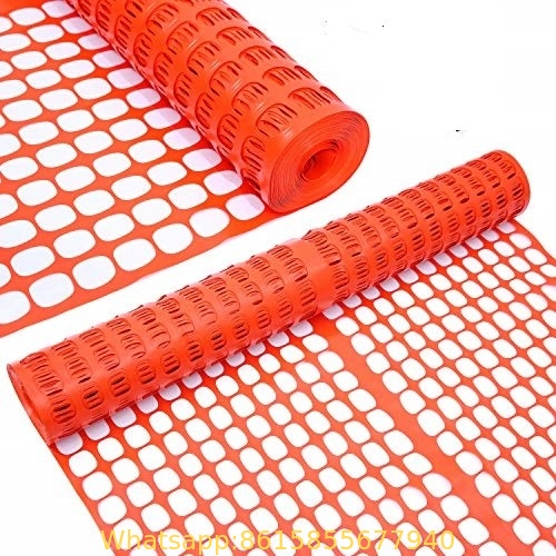 Cheap orange Plastic safety Barrier Fence for safety barrier mesh