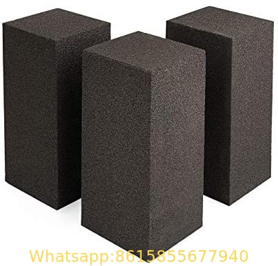 Household outdoor black cleaning stone quality assurance China Magic large Black griddle grill stone griddle block brick