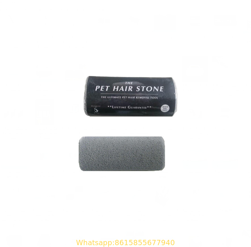 Grooming stone for pet hair remover