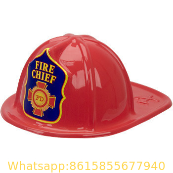Promotional Product - Children Firefighter Hat Children Plastic Fire Helmet Hat