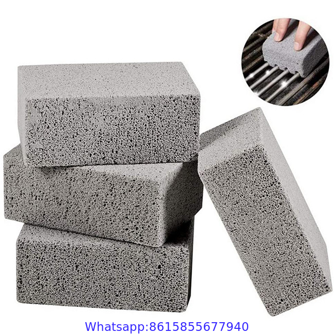 Amazon Best Selling Set of 4 Pumice Bricks Style Grill Cleaning Stone For Removing BBQ Stains