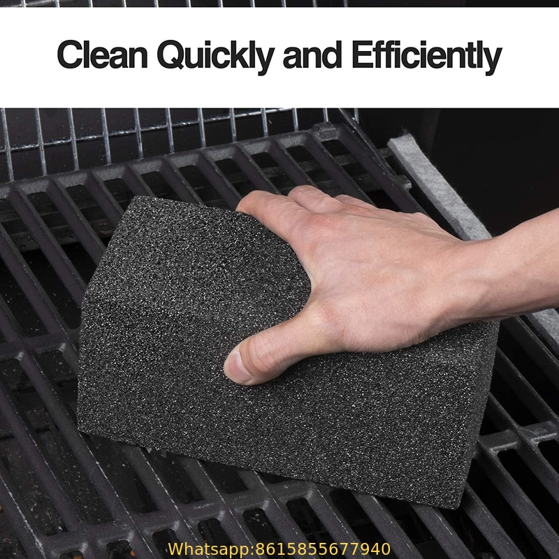 6 Pack Grill Brick, Grill Stone Cleaning Block for Flat Top Grills, Griddles, Grate and More, Safe Grill Grate Cleaner,