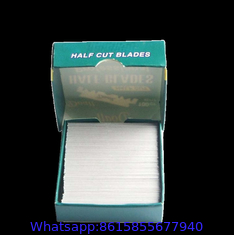 stainless steel disposable single edge and double blade razor blades