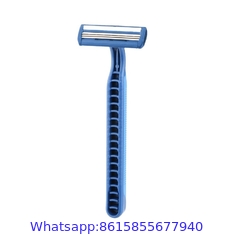 Wholesale Stock Cheap Hotel Disposable Twin Safety Blade Razor Shaving With Plastic Handle