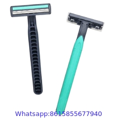 Wholesale disposable custom white double-blade shaver, Shaving cream hotel shaving razor