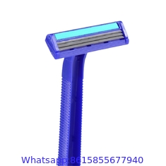 Good quality men razor disposable two blade plastic straight mini shaver