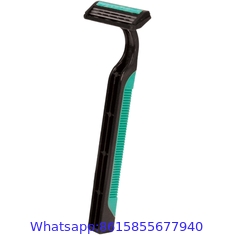 Hotel Premium Chrome Disposable Blade Rubber Handle Shaving Razor