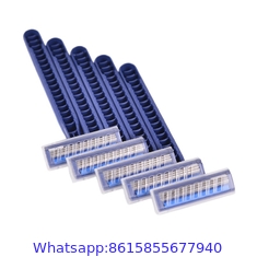 Hotel Premium Chrome Disposable Blade Rubber Handle Shaving Razor