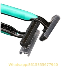 stainless steel Triple Stainless Steel Blade with Vitamin E Lubricating Strip Disposable Razor