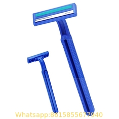 blue color Disposable Twin Blades Shaving Razor Blade in Blister