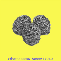 Stainless Steel Scourer / Scrubber Cleaning Ball For Kitchen Cleaning balls chainmail cast iron cleaner