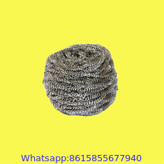 Stainless Steel Scourer / Scrubber Cleaning Ball For Kitchen Cleaning balls chainmail cast iron cleaner