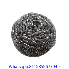 Customized Packaging Pot Wire Scrubber/scourer/cleaning Ball Cleaning SS 410 Stainless Steel Silver Kitchen Sponge