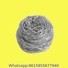 kitchen cleaning utensil stainless steel wire scourer/ss scourer/AISI 410 scrubber