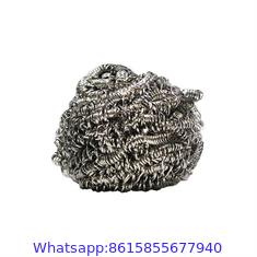 kitchen cleaning utensil stainless steel wire scourer/ss scourer/AISI 410 scrubber