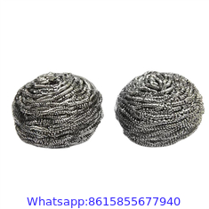 kitchen cleaning utensil stainless steel wire scourer/ss scourer/AISI 410 scrubber