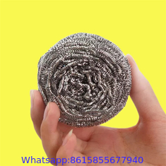 Stainless steel wire scrubber/kitchen stainless steel scourer cleaning balls