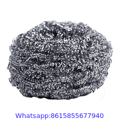 China Steel Scrubber Scourer Top quality kitchen clean 410 stainless steel