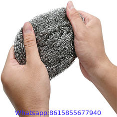 China Steel Scrubber Scourer Top quality kitchen clean 410 stainless steel