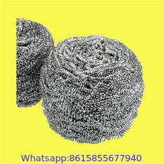 Pot cleaning SS410 Stainless Steel Material and Kitchen Usage steel scrubber cleaning ball