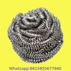 Pot cleaning SS410 stainless steel wire scrubber cleaning ball stainless steel scourer