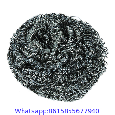 Pot cleaning SS410 stainless steel wire scrubber cleaning ball stainless steel scourer