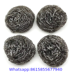 6pcs Daily household items stainless steel pot scrubber stainless steel scourer