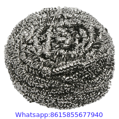 6pcs Daily household items stainless steel pot scrubber stainless steel scourer