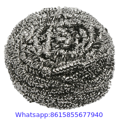 China origin 15 kg bulk packing metal scourer heavy duty cleaning stainless steel scrubber