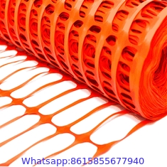 Orange Construction Fencing Netting Plastic Barrier Safety Barrier Fence