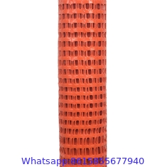 Orange Plastic Safety barrier fence netting