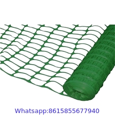 New Zealand market 1X50m 100% HDPE Plastic Orange Safety Barrier Mesh Net