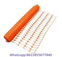 100% new material manufacturer orange safety barrier fence net for warning