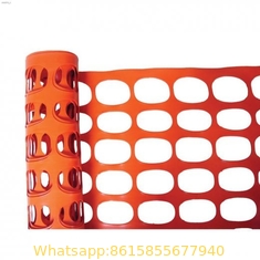 HDPE orange plastic road safety fence net warning mesh fence barrier