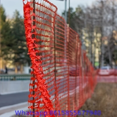 HDPE orange plastic road safety fence net warning mesh fence barrier