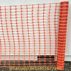 HDPE orange plastic road safety fence net warning mesh fence barrier